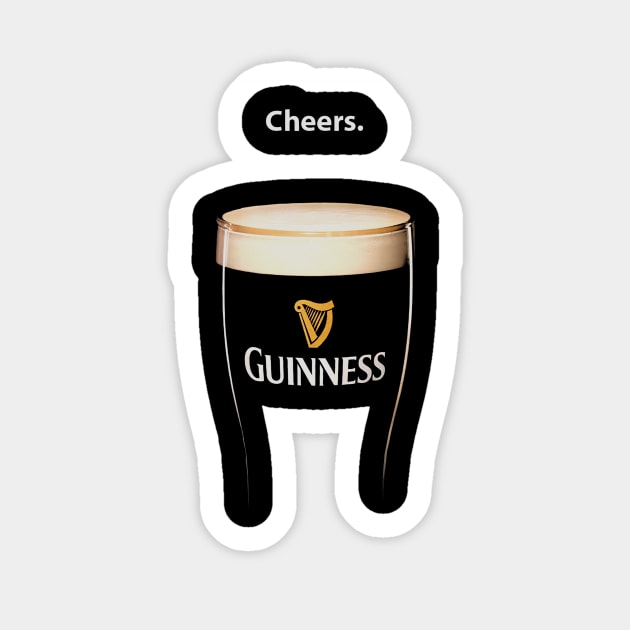 Cheers, Sticker by Miguelittle Camilia